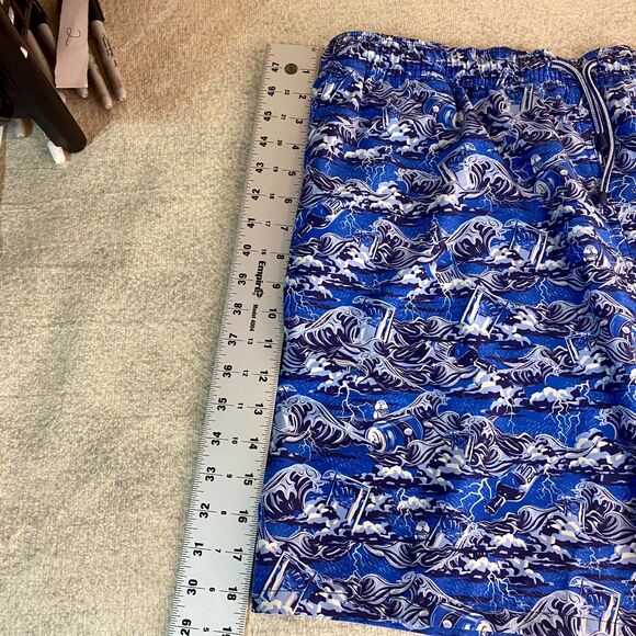 Peter Millar Lined Swim Trunks Drink and Swim Print Mens Size 2XL - Picture 11 of 11